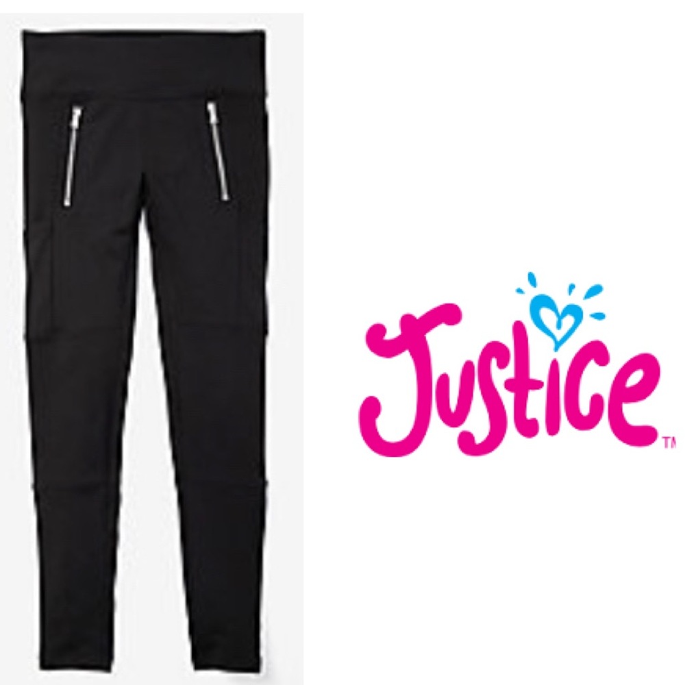 *NWT* 💕Girls-Justice Legging w/pockets Size10💕